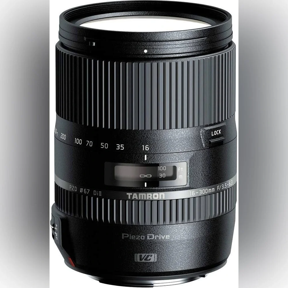 Tamron 16-300mm F/3.5-6.3 Di-II VC PZD All-In-One Zoom Lens for Canon APS-C